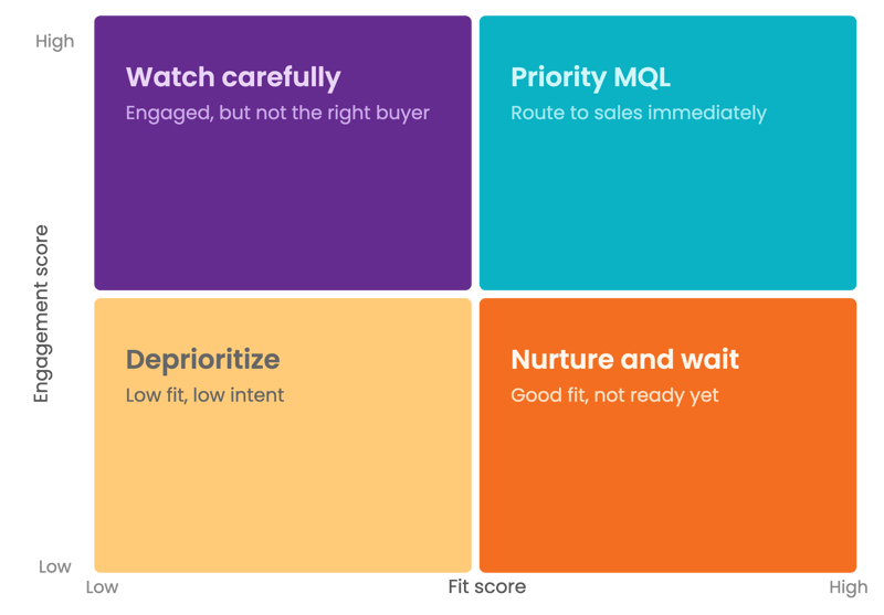 Lead scoring matrix