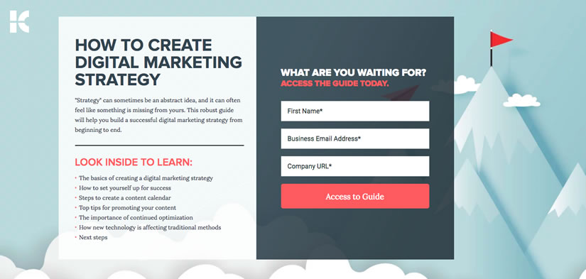 Kuno Creative Landing Page Example