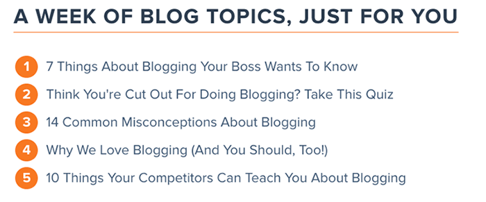 "Blogging" blog topics