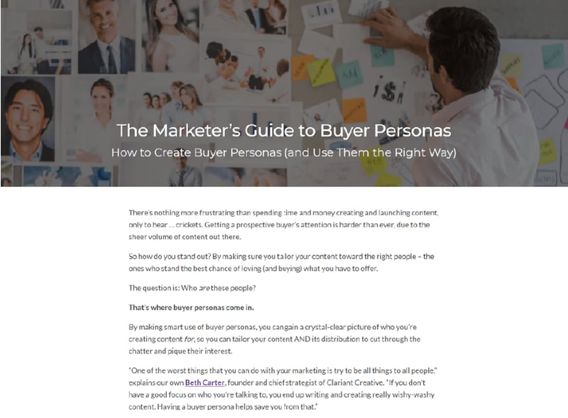 Marketer's Guide to Buyer Personas