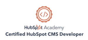 Certified HubSpot CMS Developer-Badge