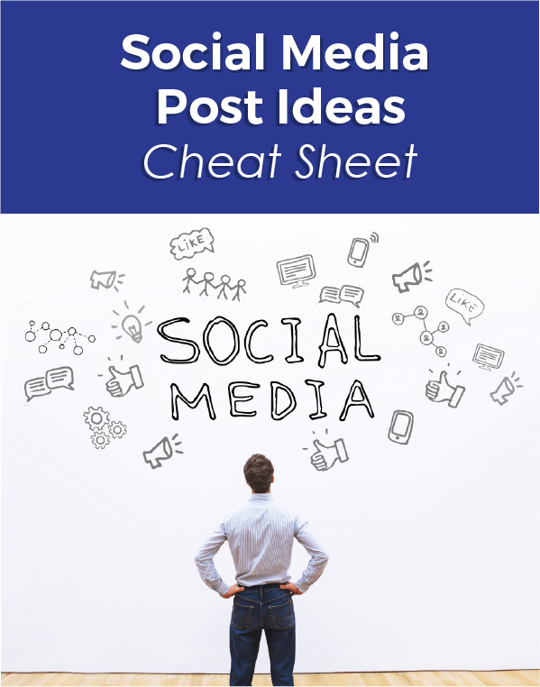 Social Media Post Ideas Cheat Sheet